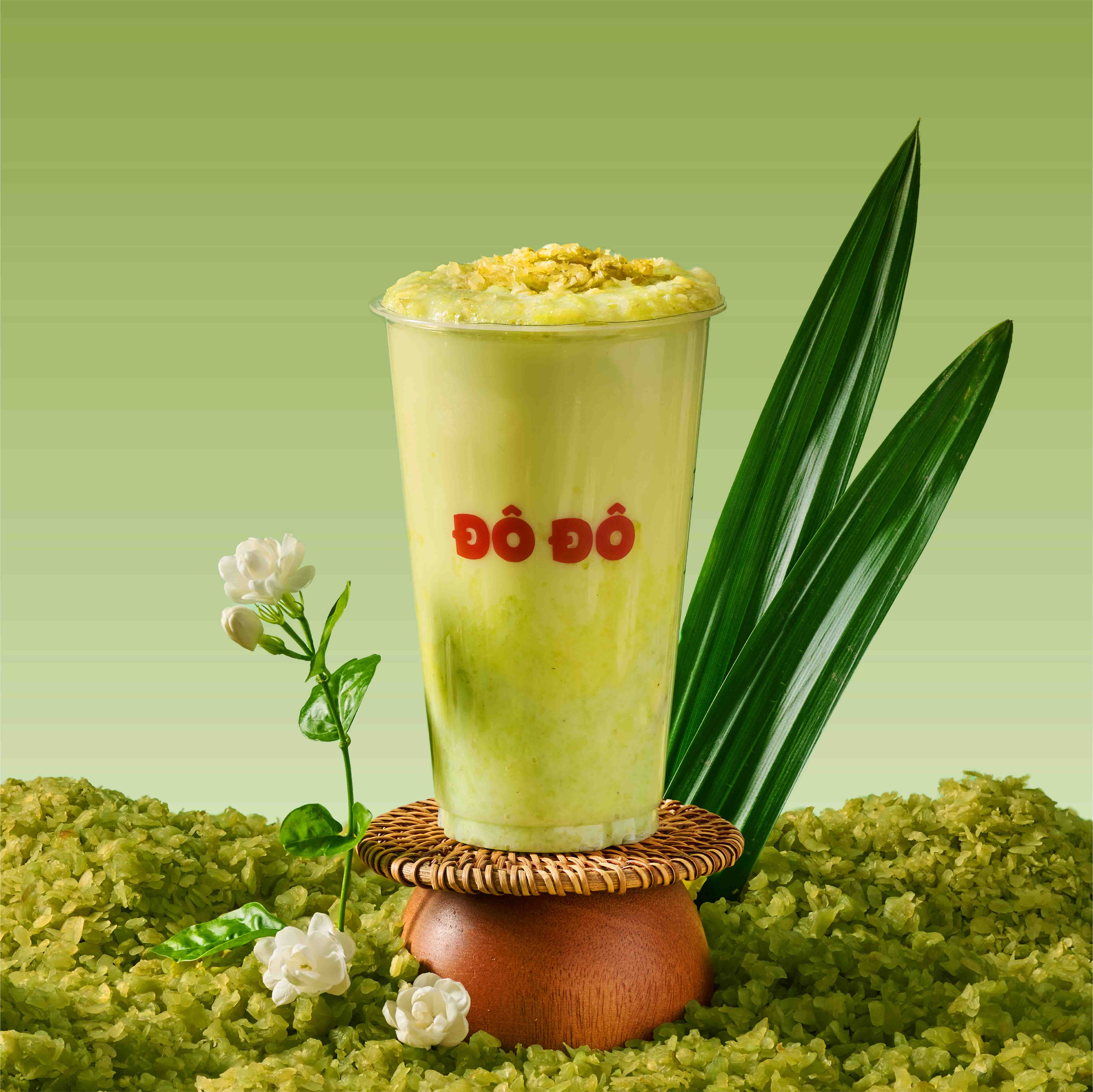 XANH – Xanh nhài lá nếp Mochi cốm