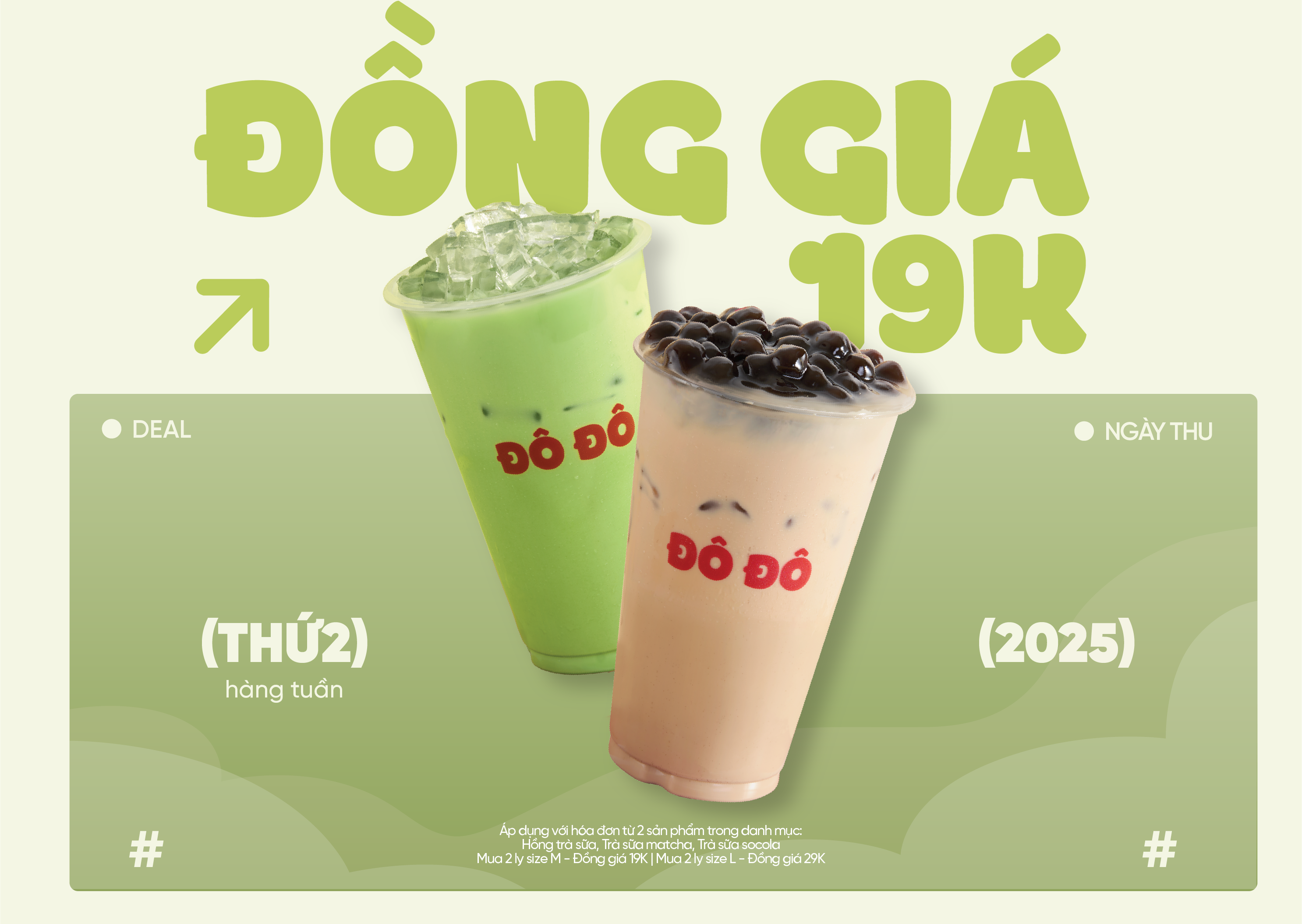 ĐÔ ĐÔ KHAO BẠN TRÀ SỮA ĐỒNG GIÁ CHỈ 19K
