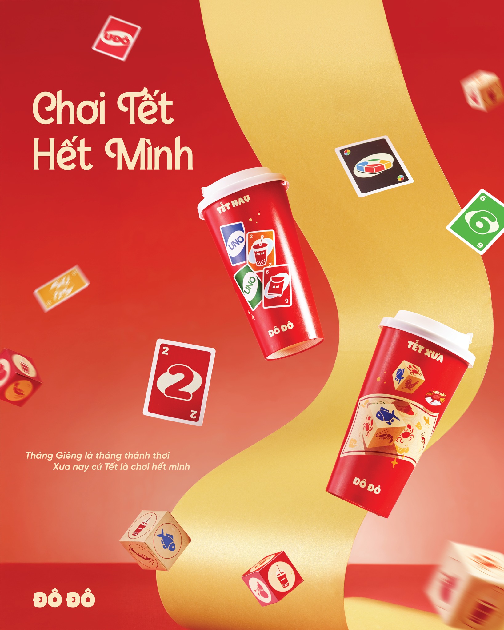 🐎 Mừng Tết ngựa ngựa, ĐÔ ĐÔ thay ly Tết đẹp mã !